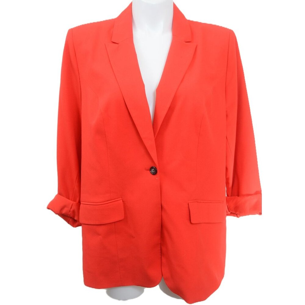 Jessica London Women's Plus Size 20 Long Sleeve Bi-Stretch Blazer Jacket Work